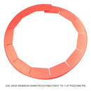 2pcs/set Adjustable Silicone Pie Crust Shield Pizza Cake Protector Cover