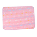 Baby Six-Layer Gauze Padding Mattress Changing Diaper Pad  Pink cloud  50x70cm