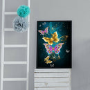 Butterfly 5D DIY Full Round Drill Diamond Painting Rhinestone Craft (B2441)
