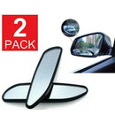 2 pcs Blind Spot Mirror Auto 360Â° Wide Angle Convex Rear Side View For Car