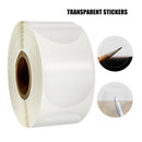 500Pcs/Roll Blank Kraft Paper Stickers Baking Labels Wedding Scrapbooking