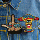9x/Set DIY Embroidery Patch Sew On Iron On Badge Applique Bag Craft Transfer TO