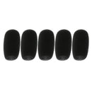 5x Windscreen Microphone Sponge Cover for Meeting Conference Mic Black