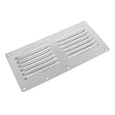 1x Stainless Steel Air Vent Cover Panel Rectangle Louver Air Ventilation OIH