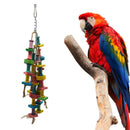 Colorful Parrot Toys Macaw Cage Chew Toys For Parrots Birds Conure Swi XKY