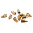 10 Pcs PC PCB Motherboard Brass Standoff Hexagonal Spacer M3 6+4mm Y2K8
