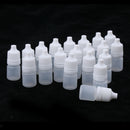 Bulk Lot 20pcs Mini Refillable Empty Eye Drops Makeup Travel Bottles Blue