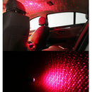 Red Plug & Play Car and Home Ceiling Romantic USB Night Light Starry Decor Lamp