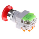 Red Mushroom Cap 1NO 1NC DPDS Emergency Stop Push Button Switch AC 660V 10A JR