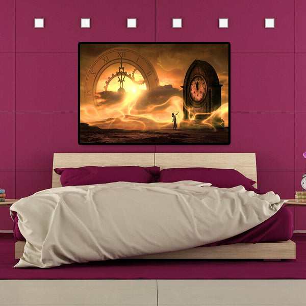 1000pcs DIY Paper Jigsaw Big Clock Puzzle Educational Picture Toys Decor