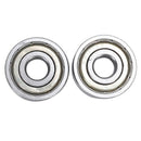 2 Pcs 6200ZZ 10mm x 30mm x 9mm Double Shielded Ball Bearings W5Y5