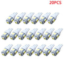20X 12V T10 5SMD 5050 LED Canbus Error Free Interior Light Lamp Wedge Bulb White