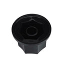 3pcs Plastic AMP Volume Tone Control Knobs for Electric Guitar Bass(Black) A