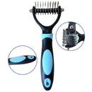 Hair Removal Comb For Dogs Cat Detangler Fur Trimming Dematting Deshedding  R7K8