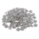200pcs 12mm Metal Snap Buttons Press Fastener for Clothes Jacket Jeans Belts