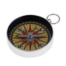 Hiking and Camping Pocket  Alloy Compass with Keychain Waterproof