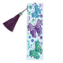 1Set 5D Diamond Painting Leather Bookmark Book Marks DIY Craft Handmade Gift