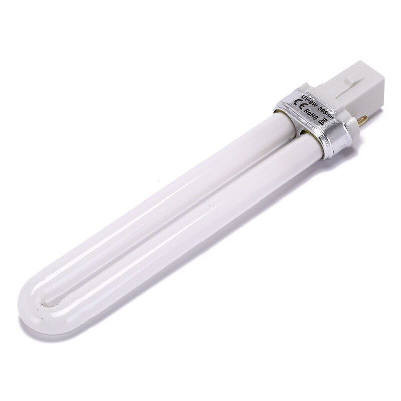 2X 9w uv lamp bulbs for nails lamps replacement gel nail dryer uv light bulb Ew