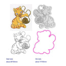 Cutting Die Stencil Scrapbooking Kitten Stamp Paper Card Embossing Craft
