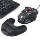 1X(Wrist Rest Mouse Pad Memory Foam Sliding Rotating Ball Bearing Ergonomic