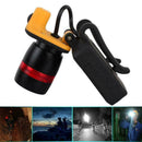 Clip On LED Head Lamp Cap Hat Light Torch For Fishing Hunting Camping Outdo E0G4