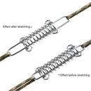 Wind Rope Buckle Outdoor Camping Fixed Tightening Spring Hook Buckle (1pc) A