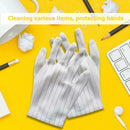 Nylon Stripe Print Antistatic Gloves Working Watch Repair Anti Static Glove