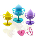 3X Beauty Makeup Powder Puff Blender Storage Rack Egg Sponge Drying Stand Holder