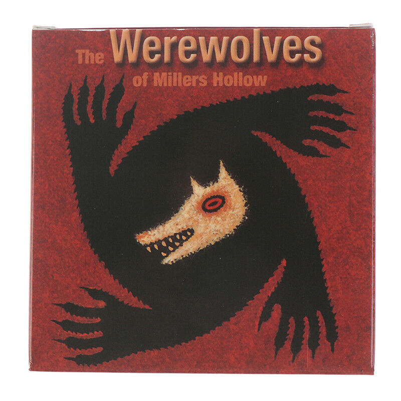 24Pcs Werewolf Board Games Cards English Version Family Fun Playing CardsTEUS