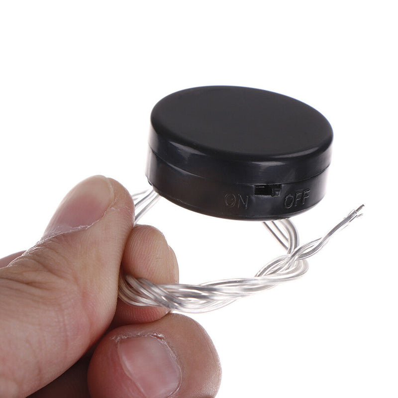 CR2032 coin button cell battery socket holder case with on/off-switch lead blaSE