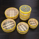 Bamboo Steamer Basket Dumplings Vegetables