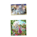 2Pcs Fantasy DIY 5D Diamond Painting Cartoon Embroidery Kit For Room Decor