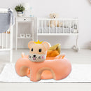 Cute Baby Sofa Cover Learning to Sit Seat Feeding Chair Case N/Cotton (D) A