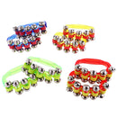 2x Music Percussion Hand Held Drum Tambourine 10 Jingle Bells Random Color