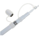 2Pcs Premium Silicone Soft Elastic Pencil Cap Holder Case + Pen Cable Adapter
