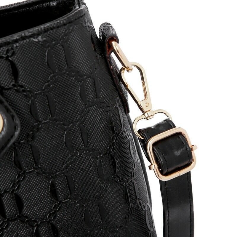 Women's Shoulder Bag Set - Black W5S8