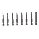 8pcs/Set 1/4 Inch 50mm T8-T40 Magnetic Torx Screwdriver Bits Kit