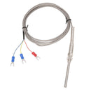 0-400C PT100 Type 5mm x 50mm Temperature Controller Thermocouple Probe 2 Me P7J4
