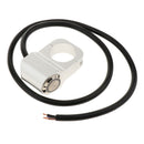 25mm Motorcycle Handlebar Headlight Fog Light Switch Stainless Steel | White