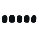 5pcs Soft Elastic Sponge Microphone Head Cover for Headset Collar Mic A