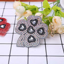 4pcs DIY Full Drill Special Shaped Diamond Painting Plant Shape Keychain