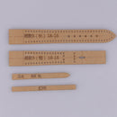 4pcs Leather Craft Clear Acrylic Watch Strap Band Stencil Template B 18-16mm