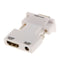 HDMI Female to VGA Male Converter + Audio Support 1080P Output White