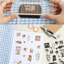 diy cat paradise transparent clear stamp for diy scrapbooking card decoration MO