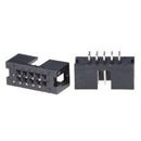 10PCS DC3 10P 2.54mm 2x5 Pin 10 Pin Straight Male Shrouded Header IDC Socket BX