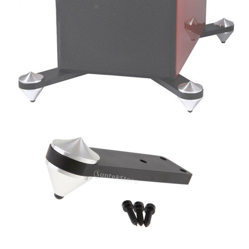 39mm Aluminium Speaker  Isolation Stand Feet Shock Absorbing Pad