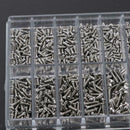 1000Pieces Eyeglasses Screws Repairing Tools Kit With Tweezer Cleaning Cloth