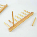Dish Rack Wood Dish Rack plate rack Tableware holder W5X7 Chen Board C2I1