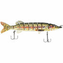 8 inch/20cm Pike Muskie Fishing Lure Swimbait Crankbait Hard Bait Fish Tack Z8B5
