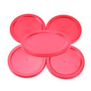 5Pcs 2 inch Mini Air Hockey Table Pucks 51mm Puck Children Table Red MO